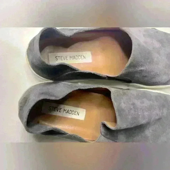 STEVE MADDEN FAYNA GRAY SLIP ON SHOES, LOAFER, WOMWN’S SIZE 8.5 - Picture 4 of 5